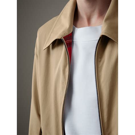 Gabardine Harrington Jacket in Honey 